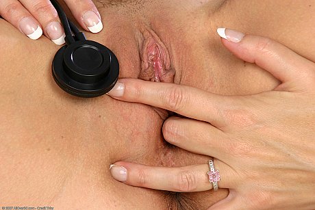 Older doctor Michelle strips her uniform and shows her juicy melons & hot snatch - Image 20 of 20  in Pussy category   featuring Michelle 