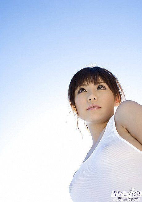 Skinny asian coed with nice tits Aya Hirai stripping by the pool - Image 2 of 15  in Outdoor category   featuring Aya Hirai 