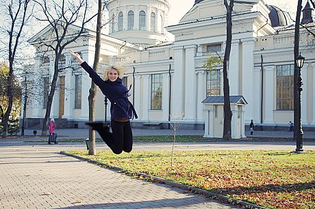 Blue-eyed blondy young Cordelia A strikes great nude poses after sightseeing - Image 2 of 16  in Model category   featuring Cordelia A 