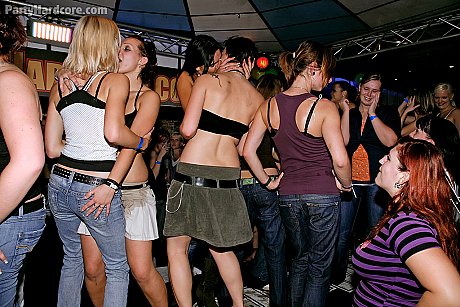 Lecherous party chicks getting drunk and blowing off male strippers' penises - Image 9 of 16  in Amateur category  
