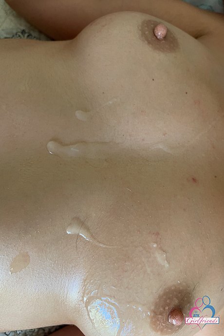 Teenage GF Lily Adams strips and flaunts her moist puffy twat up close - Image 20 of 21  in Spreading category   featuring Lily Adams 