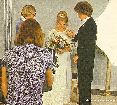 Ravishing bride & her man have hardcore sex in a sizzling vintage scene - Image 4 of 14  in Pussy category   featuring John Holmes 