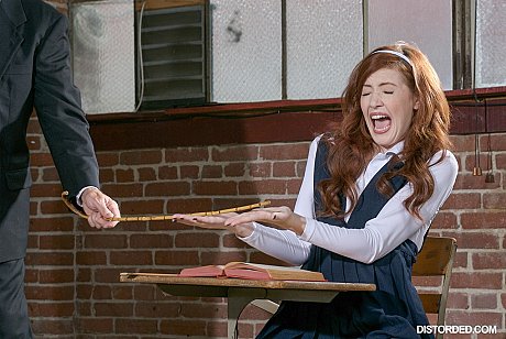 Dirty schoolgirl Elle Alexandra gets stripped & gets punished by her teacher - Image 2 of 20  in Pussy category   featuring Elle Alexandra 