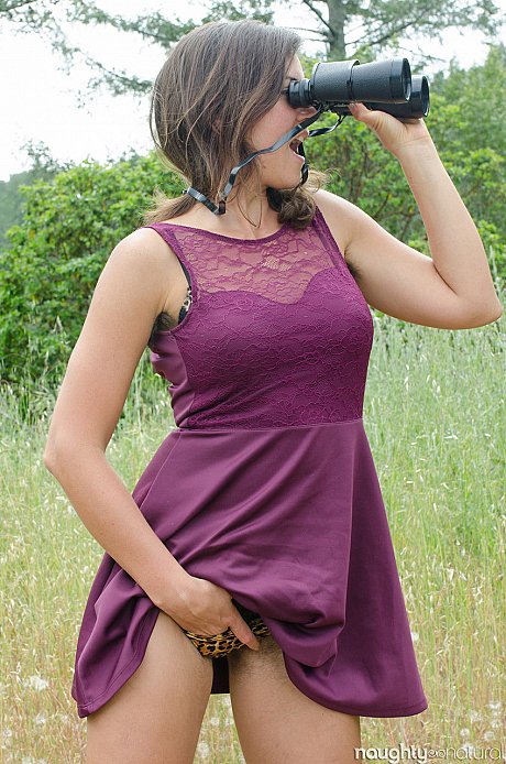 Amateur exhibitionist Katie Zucchini strips in nature & exposes her furry body - Image 5 of 20  in Close Up category   featuring Katie Zucchini 