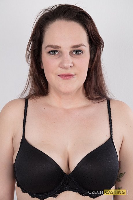 Chubby girl girl girl Michaela stands fully clothed before getting behind undressed - Image 6 of 20  in Close Up category   featuring Michaela 