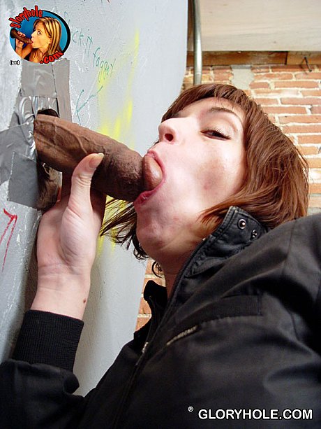 Horny amateur skank Sydney sucks BBC at a gloryhole and licks hot jizz - Image 5 of 21  in Feet category   featuring Sydney 