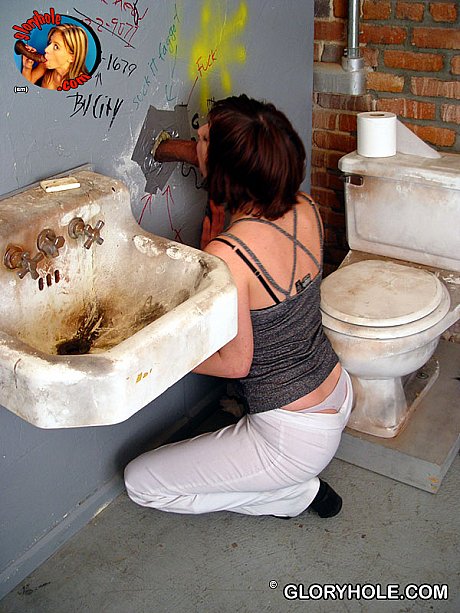 Horny amateur skank Sydney sucks BBC at a gloryhole and licks hot jizz - Image 11 of 21  in Feet category   featuring Sydney 