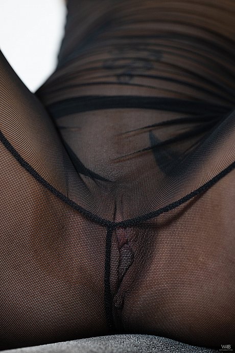 Latina teenie Tormenta shows off her cute body and gets tied up in erotic play - Image 8 of 20  in Pantyhose category   featuring Tormenta 