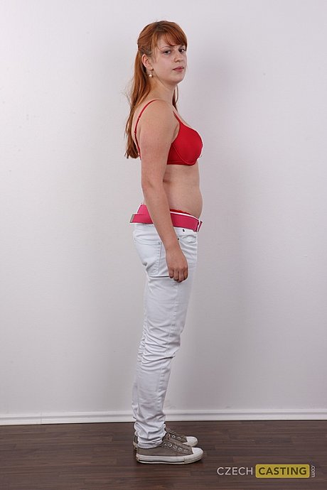 Redheaded amateur Ivana strips down to her birthday suit before taking a rocker - Image 5 of 20  in Close Up category   featuring Ivana 