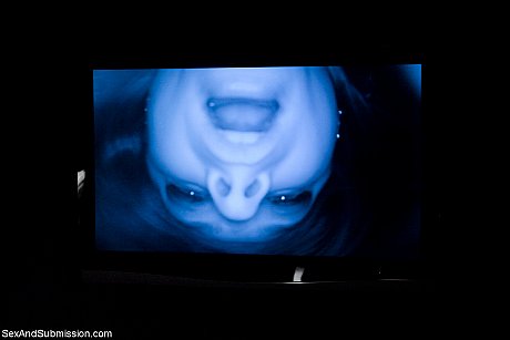 Brunette American babe India Summer gets toyed while blindfolded and tied up - Image 8 of 20  in Pussy category   featuring India Summer, Mark Davis 