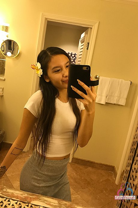 Oriental young Zaya Cassidy poses in attractive outfits before & after getting pregnant - Image 6 of 20  in Outdoor category   featuring Zaya Cassidy 