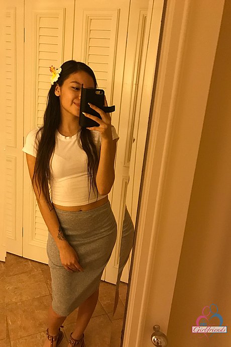 Oriental young Zaya Cassidy poses in attractive outfits before & after getting pregnant - Image 7 of 20  in Outdoor category   featuring Zaya Cassidy 