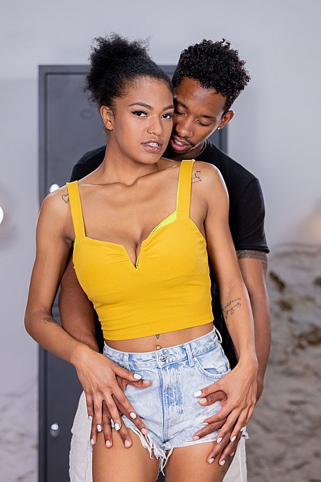 Black with enormous boobs Tina Fire shows her body and fucks a humongous ebony penis - Image 4 of 20  in Teen category   featuring Tina Fire, Jesus Reyes 