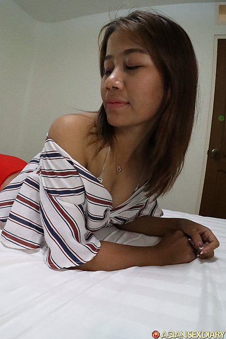 Horny oriental chick girlfriend broad Bea undresses slowly and spreads her legs for POV sex - Image 10 of 21  in Teen category   featuring Bea 