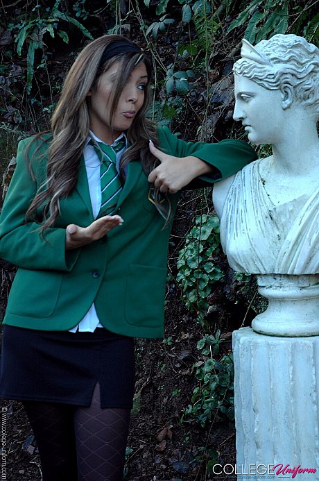 College Uniform performed by Samantha Buxton Sex Photos - Image 3 of 21  in Pantyhose category   featuring Samantha Buxton 
