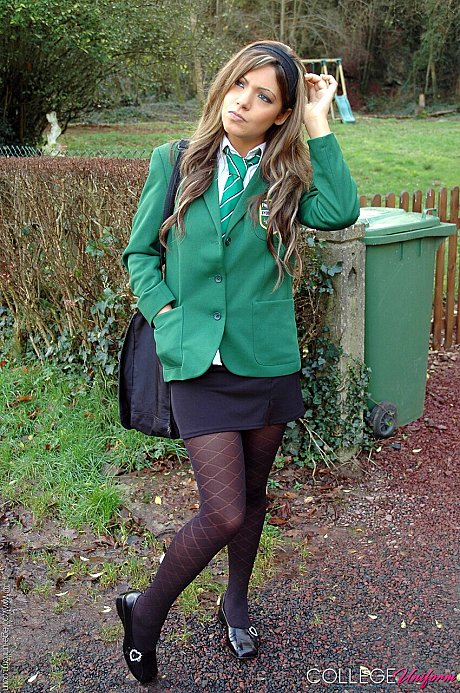 College Uniform performed by Samantha Buxton Sex Photos - Image 6 of 21  in Pantyhose category   featuring Samantha Buxton 