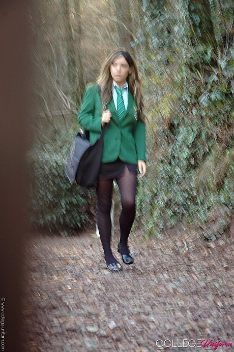 College Uniform performed by Samantha Buxton Sex Photos - Image 8 of 21  in Pantyhose category   featuring Samantha Buxton 