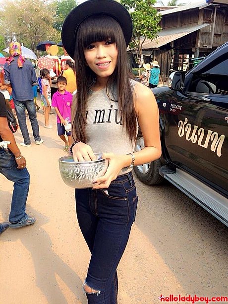 Little tgirl Yammy posing seductively in her solo compilation - Image 1 of 18  in Ladyboy category  