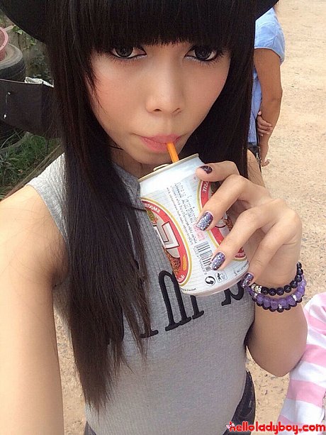 Little tgirl Yammy posing seductively in her solo compilation - Image 2 of 18  in Ladyboy category  