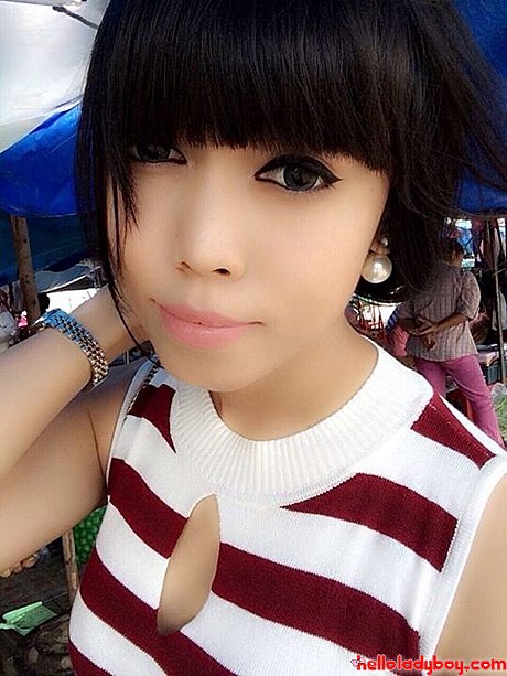 Little tgirl Yammy posing seductively in her solo compilation - Image 7 of 18  in Ladyboy category  