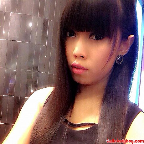 Little tgirl Yammy posing seductively in her solo compilation - Image 12 of 18  in Ladyboy category  