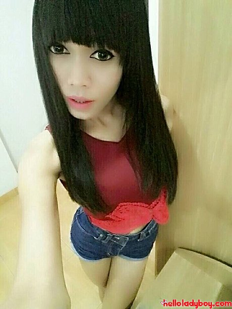Little tgirl Yammy posing seductively in her solo compilation - Image 13 of 18  in Ladyboy category  