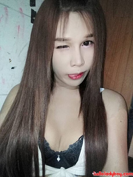 Small oriental transexual teases with her cleavage in her compilation - Image 7 of 16  in Ladyboy category  