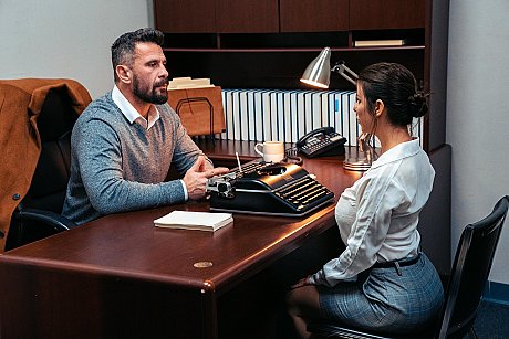 Buxom secretary Alexis Fawx has hardcore anal sex with her boss in his office - Image 6 of 20  in Pantyhose category   featuring Alexis Fawx, Manuel Ferrara 