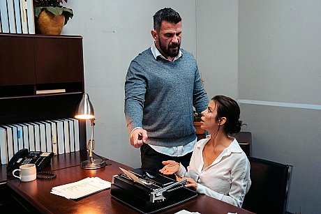 Buxom secretary Alexis Fawx has hardcore anal sex with her boss in his office - Gallery #9262