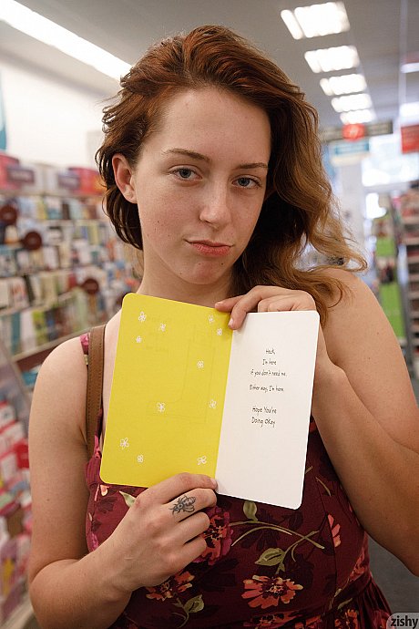 Sleazy amateur girlfriend Kelsey Berneray flashes her monster titties at the store - Image 4 of 11  in Outdoor category   featuring Kelsey Berneray 