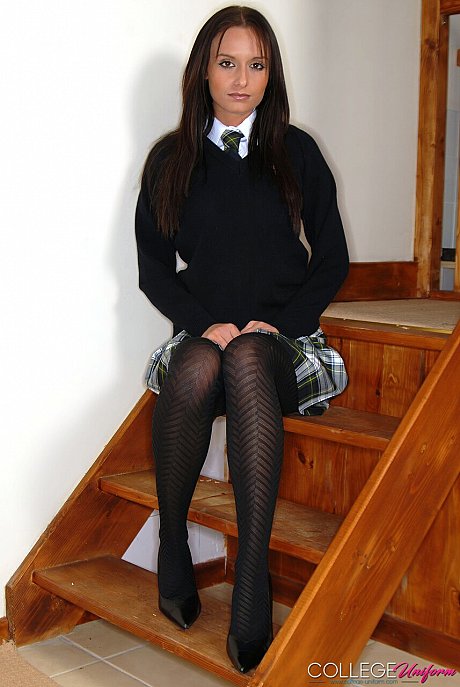 College Uniform performed by Sarah Louise Sex Pictures - Image 1 of 21  in Babe category   featuring Sarah Louise 