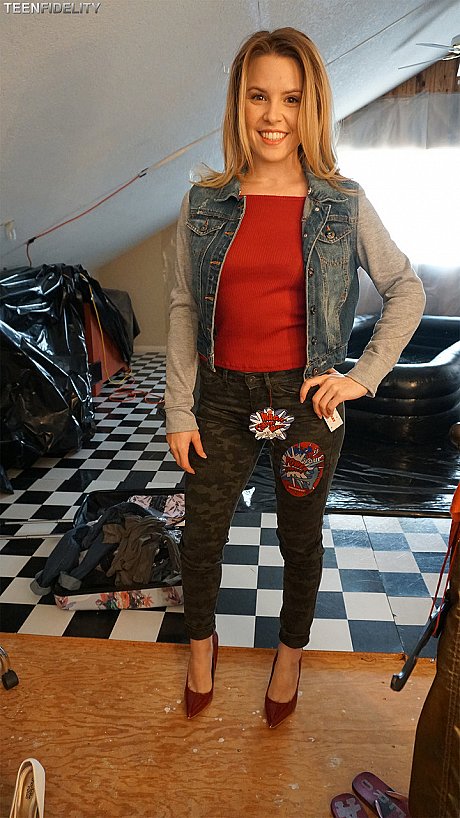 Adorable tiny titted teen Aubrey Sinclair gets her clam stuffed in POV - Image 13 of 16  in Close Up category   featuring Ryan Madison, Aubrey Sinclair 