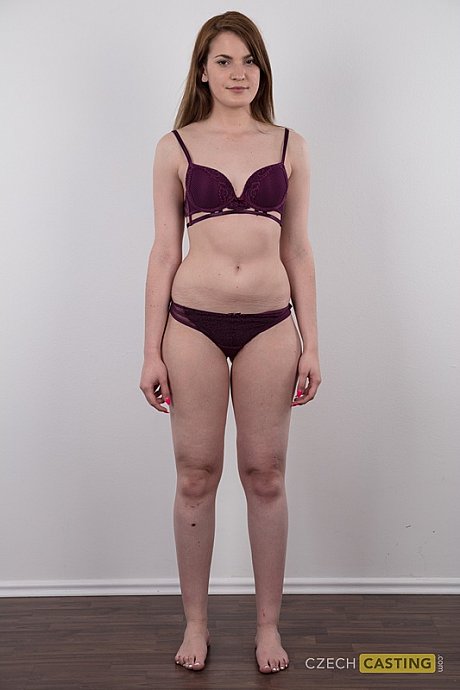 Amateur model Kristyna uncovers her tiny titties and large ass as she gets naked - Image 6 of 20  in Babe category   featuring Kizzy Sixx 