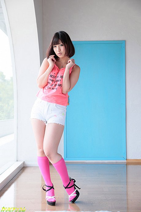 Naturally busty Japanese teenie Wakaba Onoue has intense sex on the balcony - Image 1 of 20  in Pussy category   featuring Wakaba Onoue 