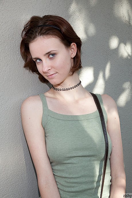 Innocent amateur babe Jay Taylor flashes her panties while posing outside - Image 1 of 11  in Teen category   featuring Jay Taylor 