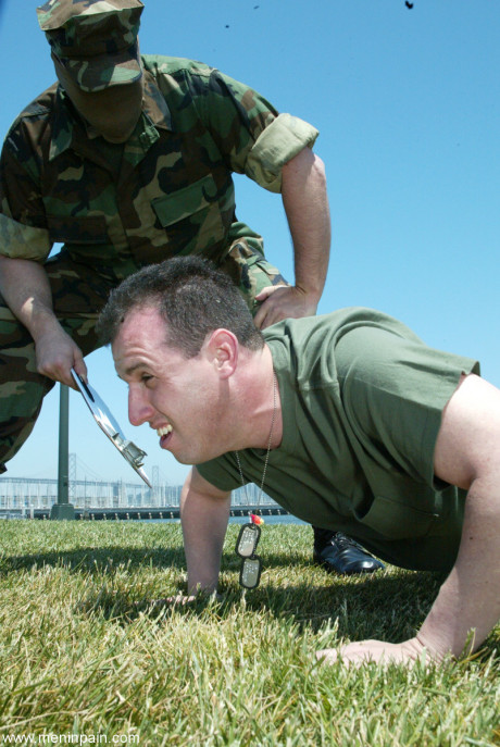 Chinese general Mika Tan disciplines a soldier and grabs his penis - #1144777