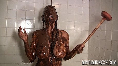 Tall MILF with humongous melons Mindi Mink masturbates while taking a slutty shower - Image 6 of 21  in MILF category   featuring Mindi Mink 