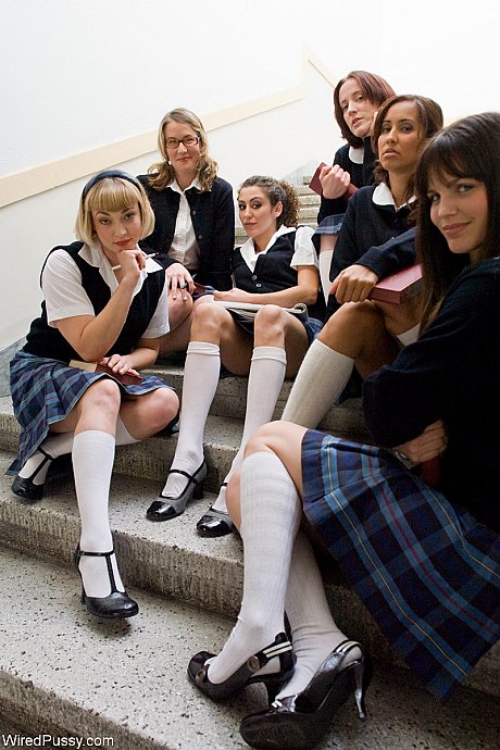 Redheaded teacher with big titties Kylie Ireland spanks a hot schoolgirl - Image 19 of 20  in Skirt category   featuring Bobbi Starr, Isis Love, Nina, Princess Donna Dolore, Kylie Ireland, Ms Moxxxie 