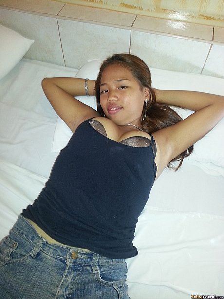 Pretty sweet Filipina Angel Ramos rubs her oriental cunt and licks a stranger's penis - Image 2 of 20  in Babe category   featuring Angel Ramos 