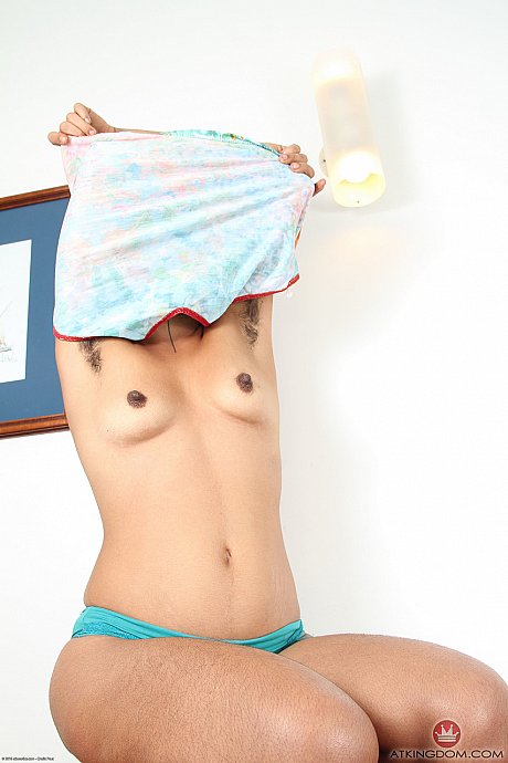 Elegant Turya strips undressed to spread her extremely silky cunt up close - Image 10 of 20  in Pussy category   featuring Turya 