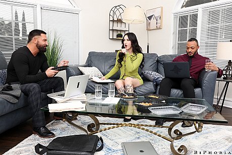 Demi Morgan has fling sex with a lovers of bisexual hunks - Image 3 of 15  in Skirt category   featuring Dominic Pacifico, Dillon Diaz, Demi Morgan 