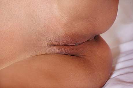 Glamorous asian sweety Magen shows her tiny boobs & spreads her bald vagina - Image 17 of 20  in Pussy category   featuring Magen 