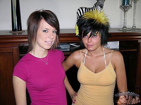 Amateur dykes from the USA doff micro skirts on way to posing undressed together - Image 2 of 17  in Lesbian category   featuring Dee, Chloe B 