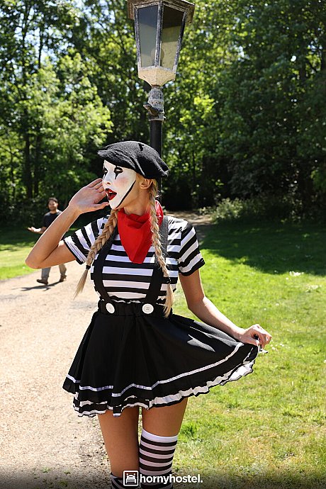 Horny Hostel naked Images - Image 2 of 21  in Outdoor category   featuring Yasmina Khan, Frances Bentley 