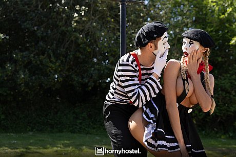 Horny Hostel naked Images - Image 7 of 21  in Outdoor category   featuring Yasmina Khan, Frances Bentley 