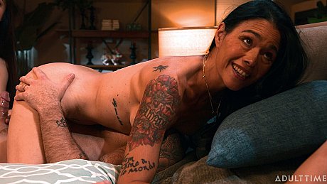 Adult Time performed by Alexia Anders, Dana Vespoli, Josh Rivers Hot Pics - Image 20 of 21  in Skinny category   featuring Ken Feels 