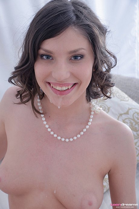 Amateur teenie in a white corset Ekaterina Protasova gets slammed by two dudes - Image 21 of 21  in Amateur category   featuring Ekaterina Protasova 