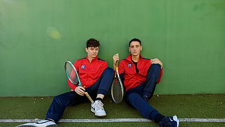 Slim boys have gay sex in the shower instead of partaking in a tennis match - Image 1 of 20  in Gay category  