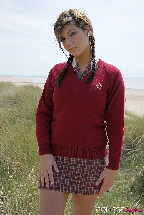 College Uniform featuring Samantha Buxton nude Gallery - Image 4 of 21  in Skirt category   featuring Samantha Buxton 