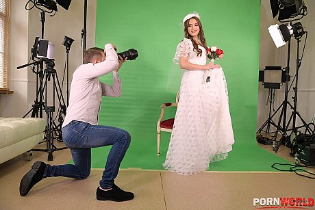 Russian bride Evelina Darling gets pulled by her hair & pounded doggystyle - Image 3 of 20  in Ass category   featuring Evelina Darling 